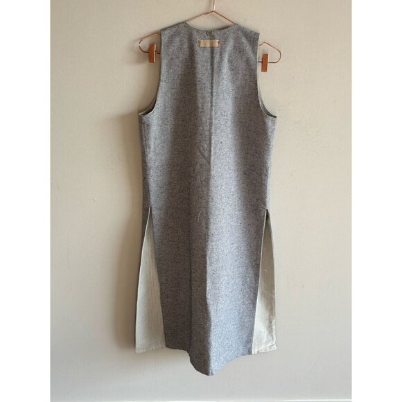 Nomad Tribe Women Sleeveless Two Side Slip Long Vest Sweater Gray Size Medium - Picture 8 of 9